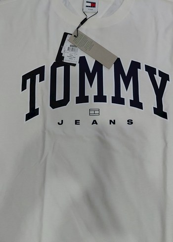 Tommy Jeans Erkek Beyaz Tişört - Görsel 2