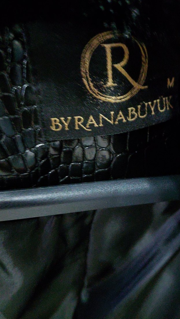 Kürklü Siyah Deri Kadın Ceket - Görsel 3