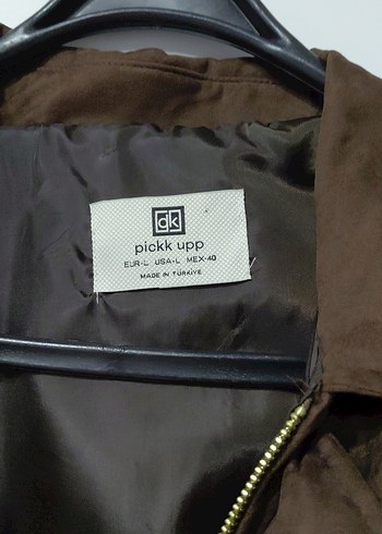 Kahverengi Süet Kemerli Kadın Ceket - Görsel 3