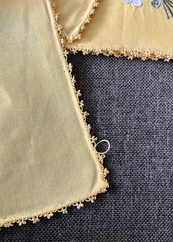 Tekli fiyattır.sarı nakış işlemeli - Görsel 4