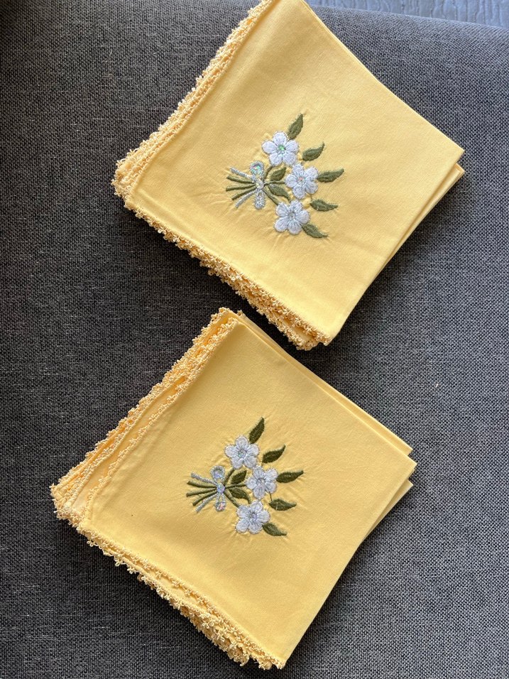 Tekli fiyattır.sarı nakış işlemeli - Görsel 5