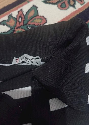 Siyah Çizgili Kısa Kollu Gömlek - Görsel 2