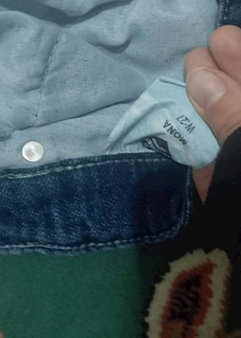 Kadın Lacivert Bol Kesim Denim Pantolon - Görsel 3
