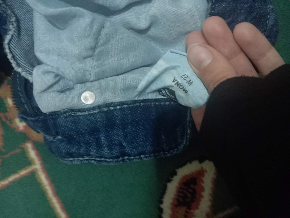 Kadın Lacivert Bol Kesim Denim Pantolon - Görsel 3