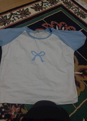 Mavi Kısa Kollu Tişörtü - Görsel 2