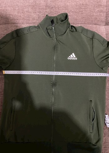Adidas Yeşil Fermuarlı Erkek Spor Ceket - Görsel 2