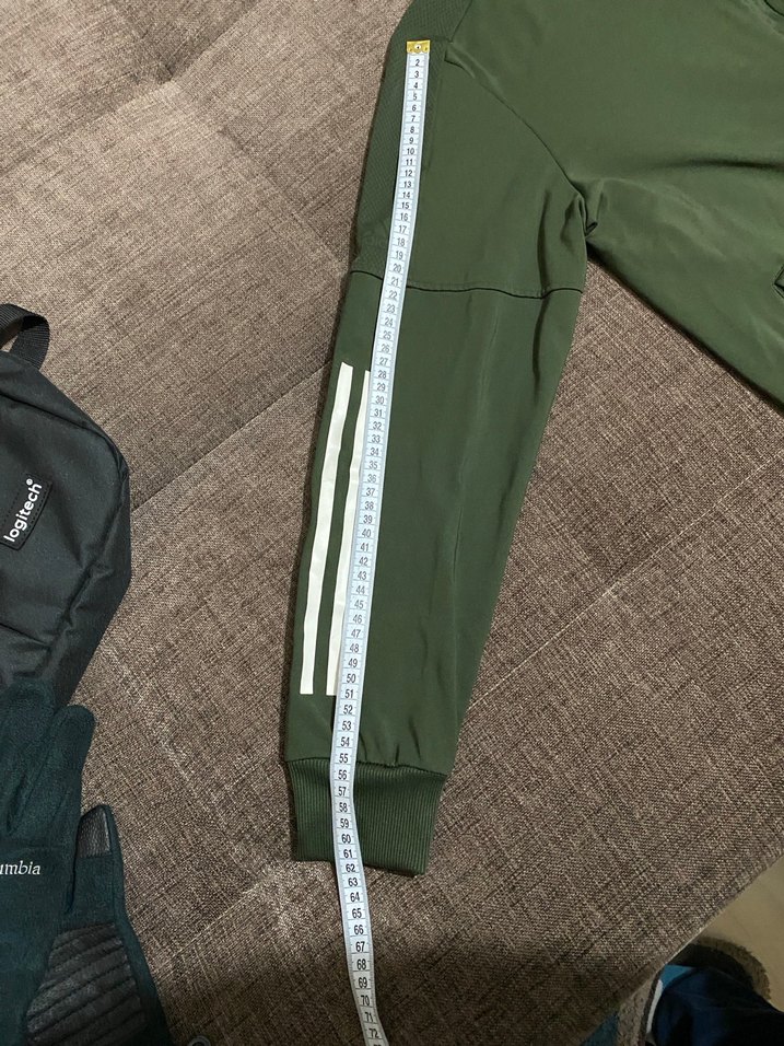 Adidas Yeşil Fermuarlı Erkek Spor Ceket - Görsel 3