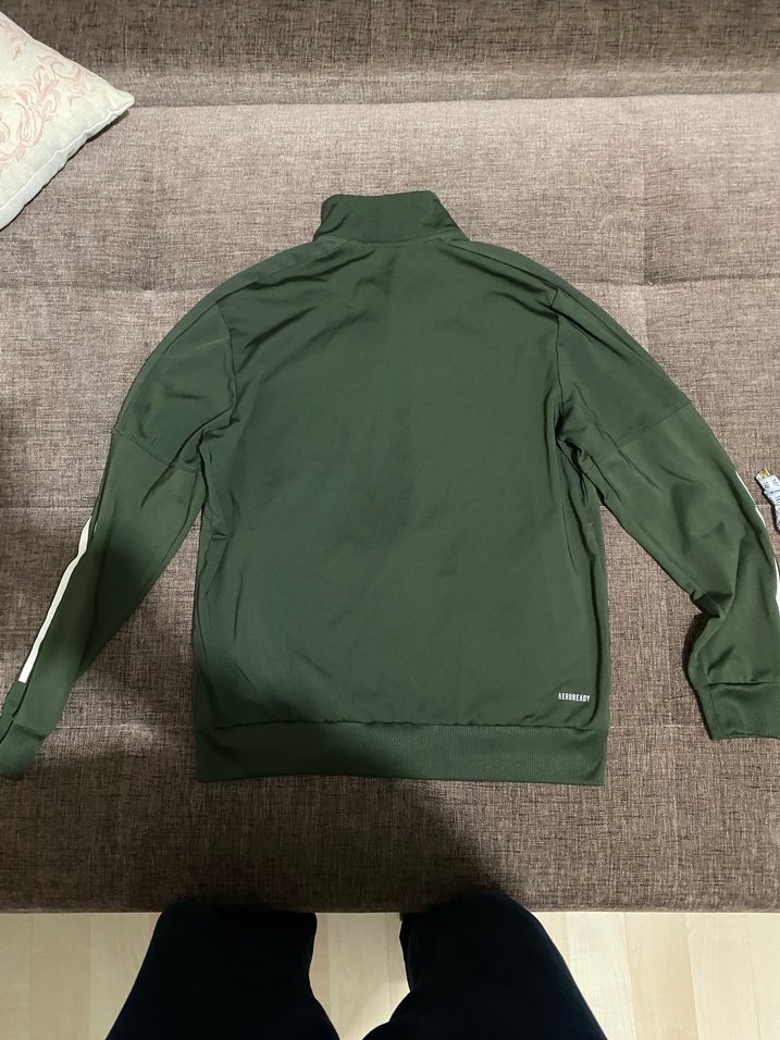 Adidas Yeşil Fermuarlı Erkek Spor Ceket - Görsel 4