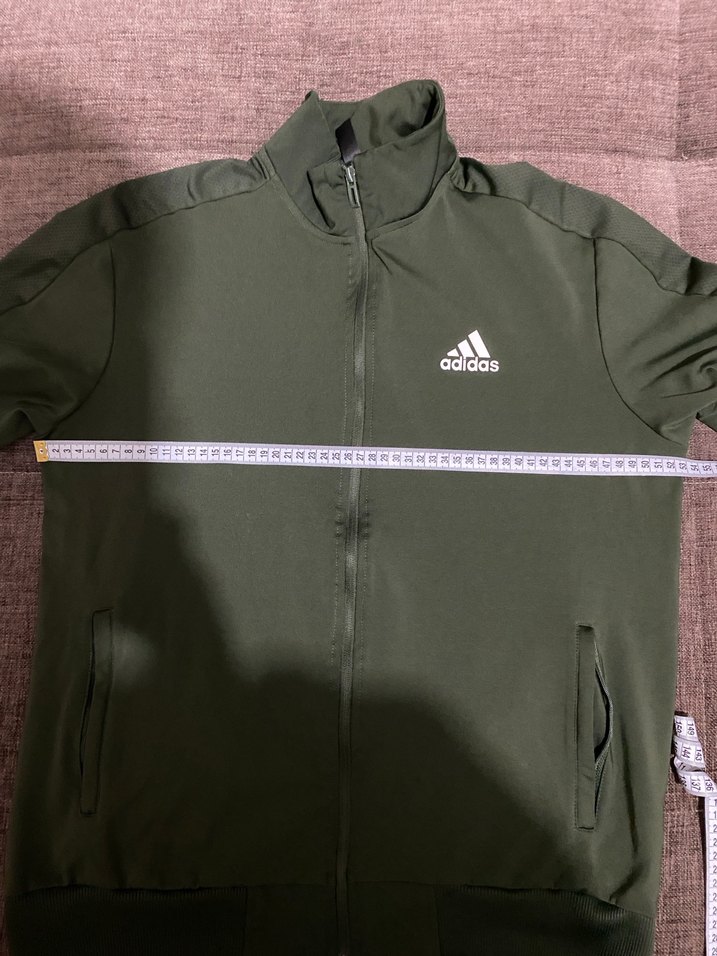 Adidas Yeşil Fermuarlı Erkek Spor Ceket - Görsel 2