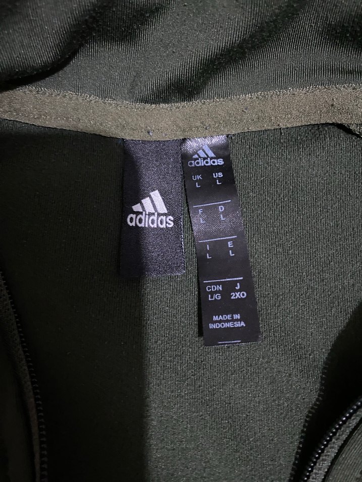 Adidas Yeşil Fermuarlı Erkek Spor Ceket - Görsel 5