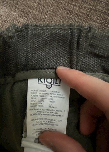 Kiğılı Kahverengi Jogger Pantolon - Görsel 4