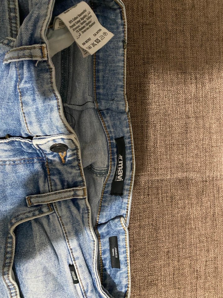 Mavi Erkek Kot Pantolon - Görsel 5