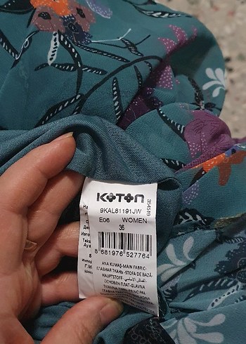 V Yaka Volanlı Mini Bohem Elbise - Görsel 3