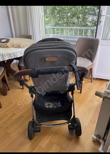 Gri Bebek Arabası - Görsel 5