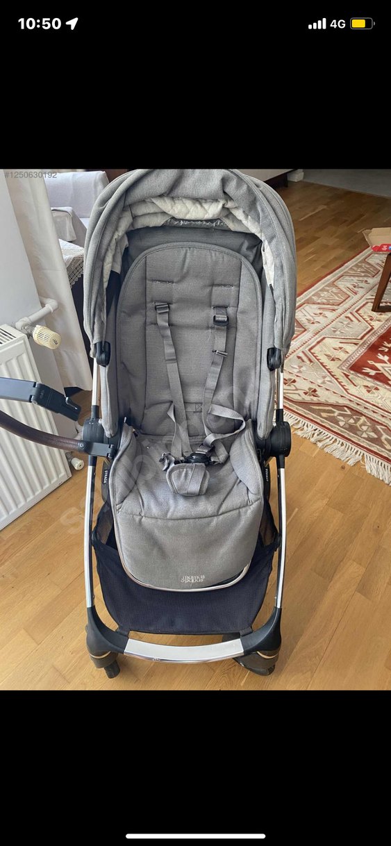 Gri Bebek Arabası - Görsel 3