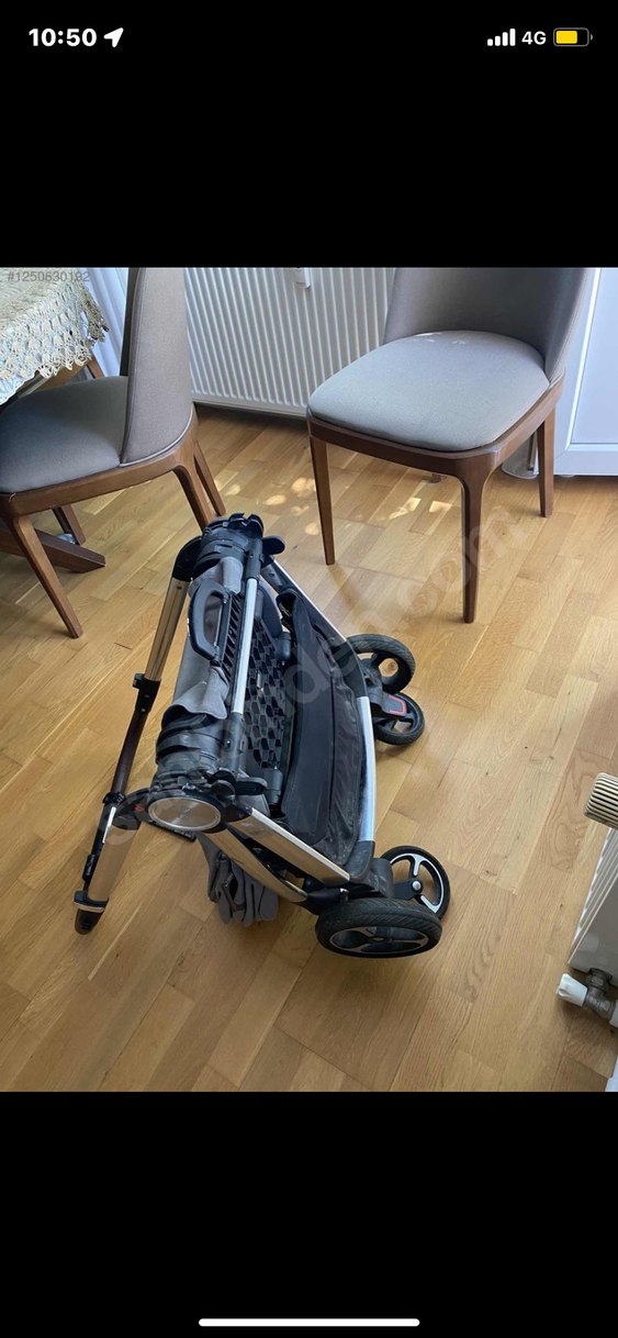 Gri Bebek Arabası - Görsel 2