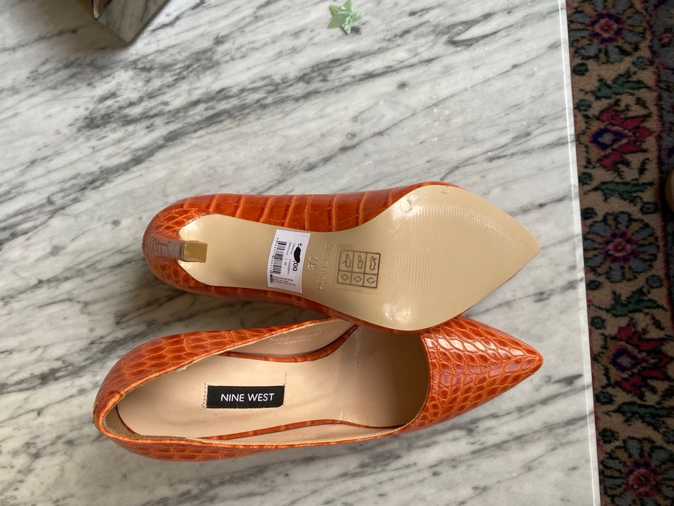 Nine West Kadın Kahverengi Yılan Derisi Stiletto - Görsel 3