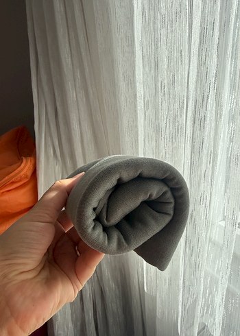 Mint Yeşili Penye Kadın Şal, Dökümlü - Görsel 7