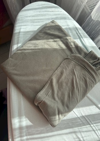 Mint Yeşili Penye Kadın Şal, Dökümlü - Görsel 3