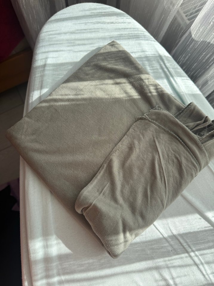 Mint Yeşili Penye Kadın Şal, Dökümlü - Görsel 3