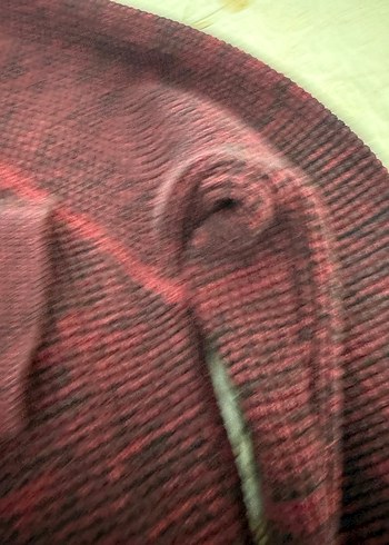 Bordo Erkek Triko Uzun Kollu Kazak - Görsel 5