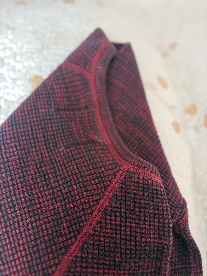 Bordo Erkek Triko Uzun Kollu Kazak - Görsel 3