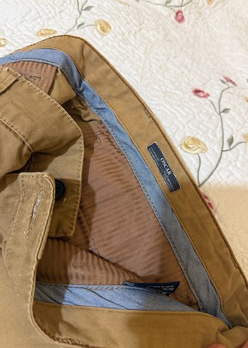 Düğmeli Loose Fit Kahverengi Erkek Pantolon - Görsel 2