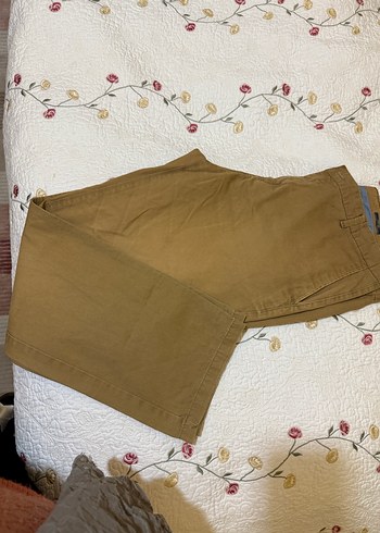 Düğmeli Loose Fit Kahverengi Erkek Pantolon - Görsel 11