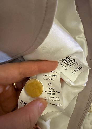 Pudra Mini Düğmeli Ceket - Görsel 11