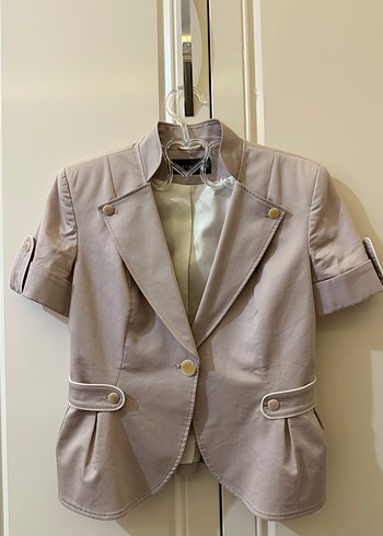 Pudra Mini Düğmeli Ceket - Görsel 7
