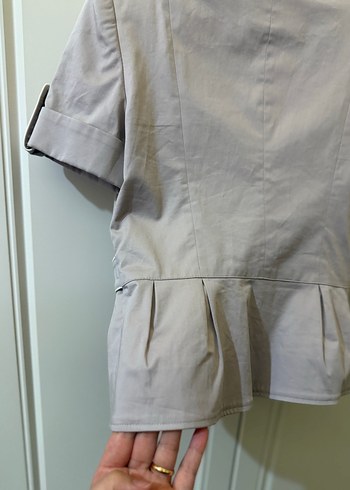 Pudra Mini Düğmeli Ceket - Görsel 9