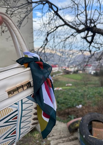 Çok Renkli Kadın Fular - Görsel 10
