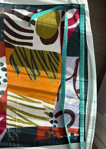 Çok Renkli Kadın Fular - Görsel 8