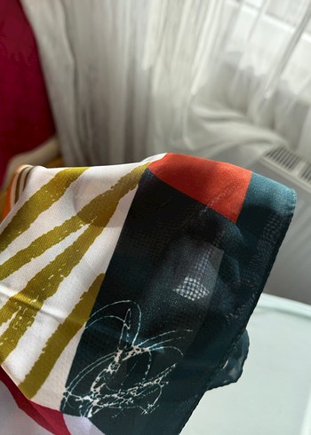 Çok Renkli Kadın Fular - Görsel 6