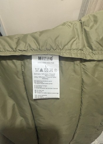 Mustang Hâki Rengi Fermuarlı Erkek Mont - Görsel 6