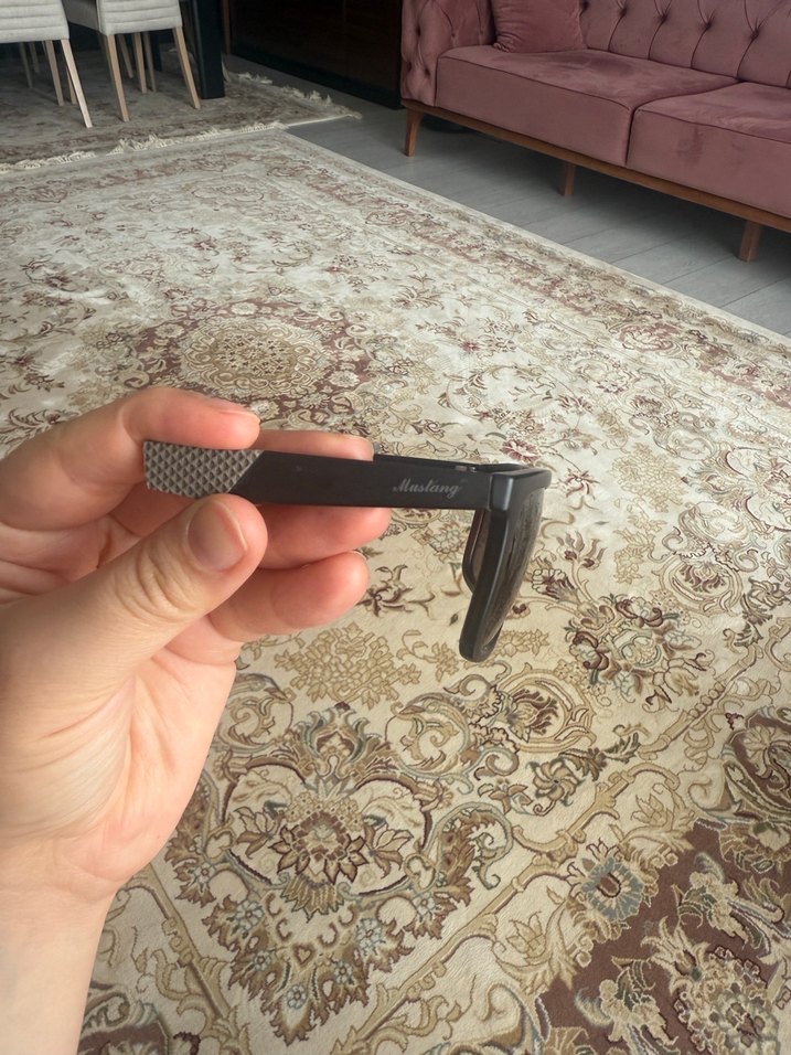 Mustang Kahverengi Gri Minimalist Erkek Güneş Gözlüğü - Görsel 3