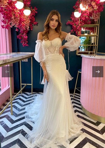 Aysira marka balık model gelinlik - Görsel 2