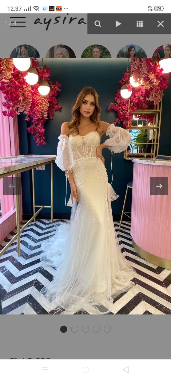 Aysira marka balık model gelinlik - Görsel 2