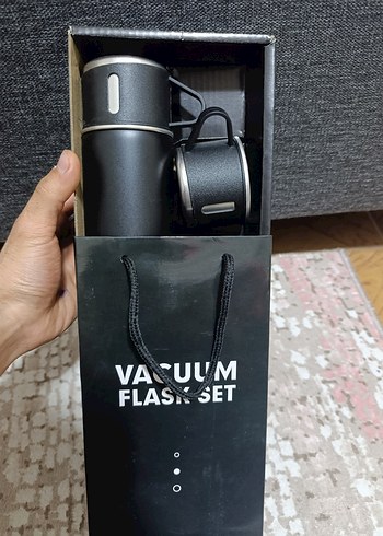 Termos 3 Bardaklı VACUUM FLASK SET - Görsel 3