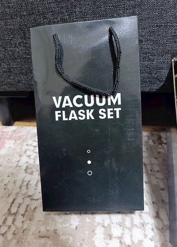 Termos 3 Bardaklı VACUUM FLASK SET - Görsel 2