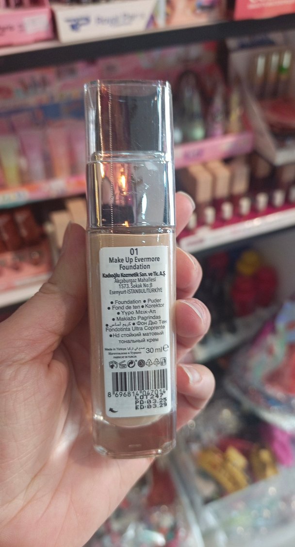 Gabrini HD Matte Fondöten - Porcelain - Görsel 2