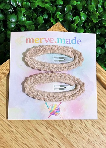 Pembe Bağcıklı Bohem Çocuk Toka Seti - Görsel 7