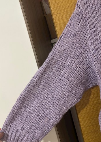 Lila Kadın Kazak - Görsel 2