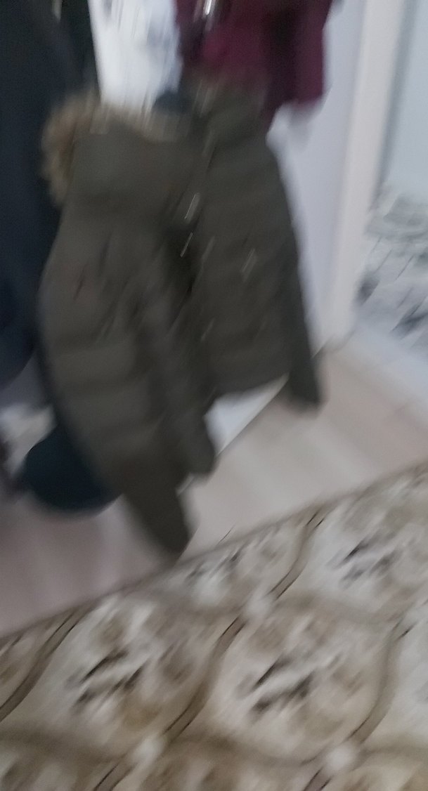 Gri Kürklü Kadın Kışlık Mont - Görsel 4