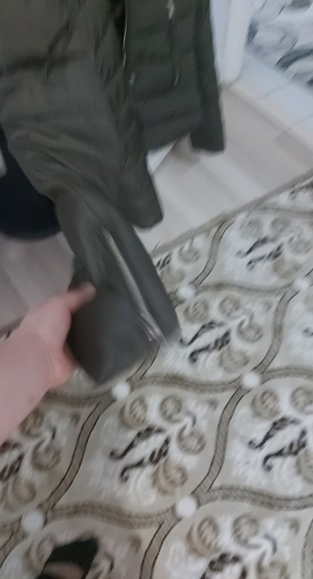 Gri Kürklü Kadın Kışlık Mont - Görsel 3