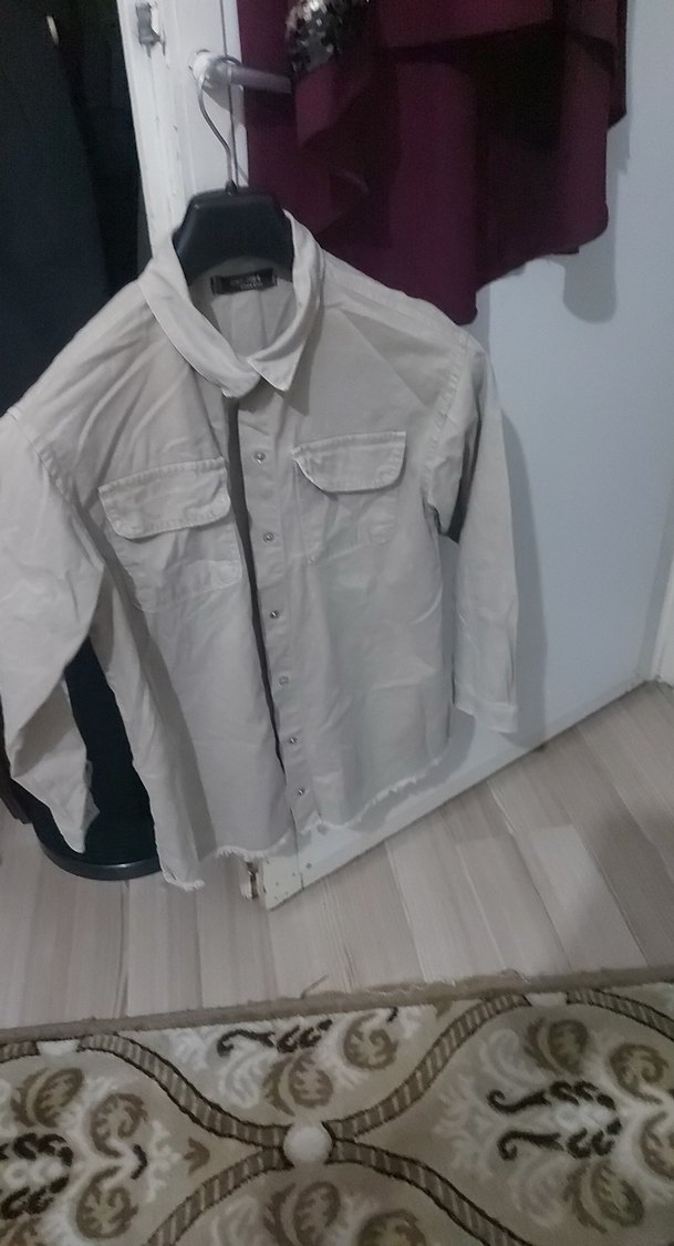 Pamuklu Beyaz Kadın Gömlek - Görsel 4