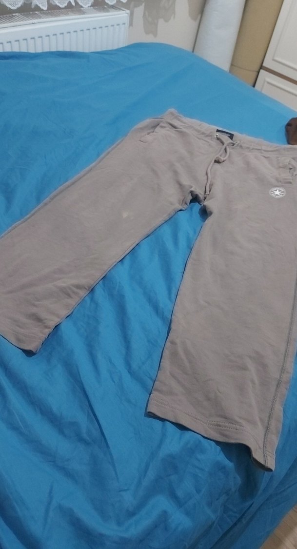 Gri Kadın Rahat Kesim Sweatpant - Görsel 3