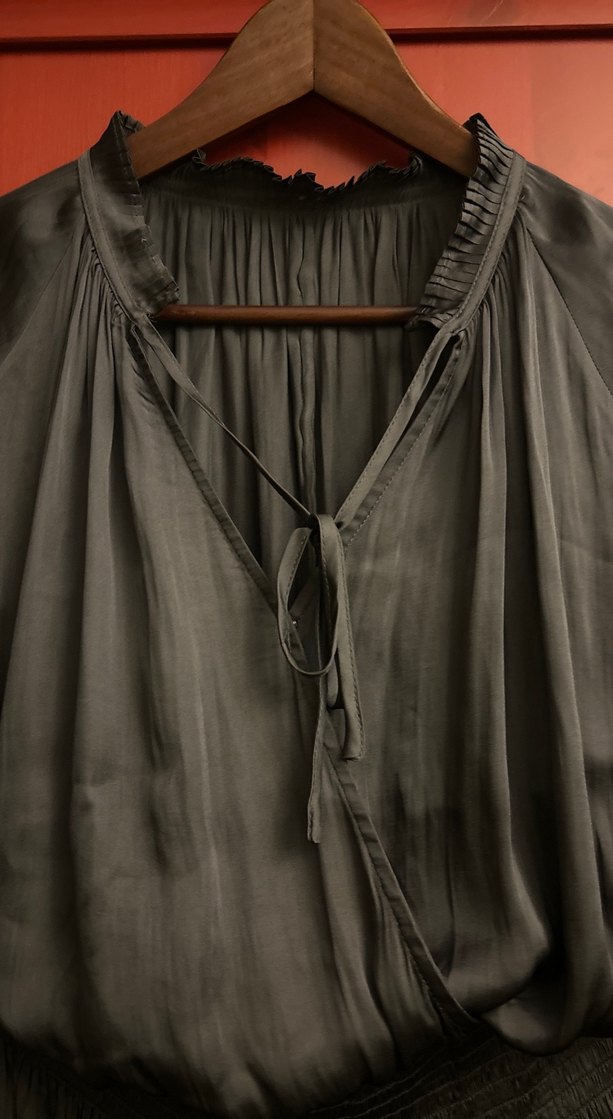 Gri Pilili Kadın Elbise - Görsel 2