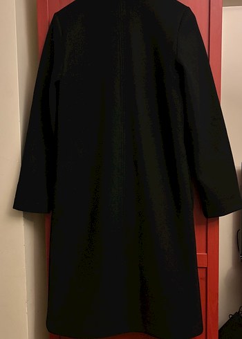 Siyah Uzun Klasik Kaban - Görsel 4