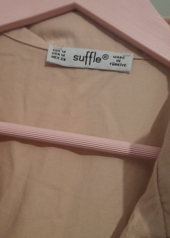 Keten Bej Kuşaklı Uzun Kadın Tulum - Görsel 5